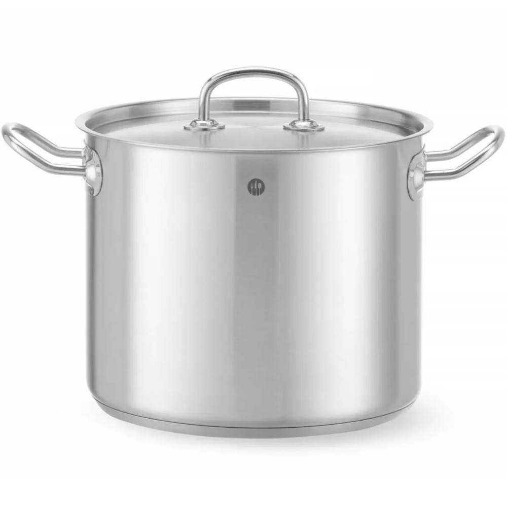 Pot visoke kuhinjske linije s pokrovom 9 l 240 x 200 h - Hendi 837306