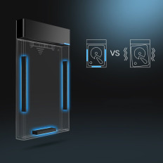 HDD SSD HDD-diskhus SATA 2,5 '' USB 3.2 Gen 1