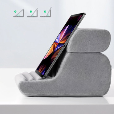 Zložljivi tablični tablični telefon Grey Velor