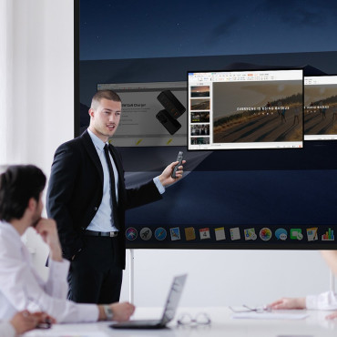 Pilote indicateur laser pour la présentation de PC avec une batterie de points orange intégrée