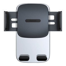 Držák auta na telefonu na vzduchu. Černá větrání