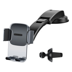 Car holder for teleh teloophone and 2in1-black ventilation checkered