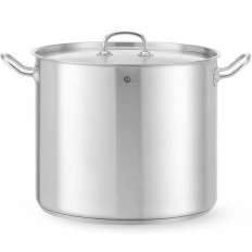 A pot of high kitchen line with a lid 21 liters. 320 x 270 h - Hendi 837603