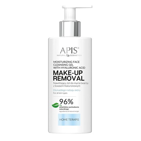 Apis fuktgivande ansiktsrengöringsgel med hyaluronsyra 300 ml — framsida