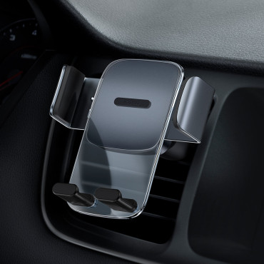 Titulaire de voiture pour TeloHophone Teloophone et 2in1-Ventilation noire Damier