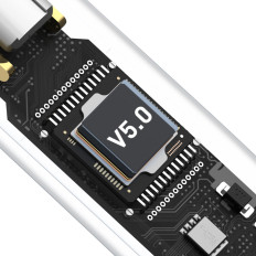 Brezžični Bluetooth 5,0 TWS slušalko, odporno na uho, IP64 E3 bela