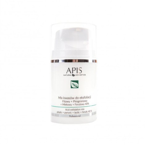 Apis savkeverék 40%, fitinsav + piruvinsav + tejsav + ferulsav 50ml — elölnézet