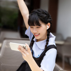 Vezeték nélküli Bluetooth 5,0 TWS fülhallgató fülálló IP64 E3 fehér