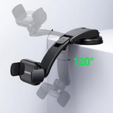 Klemme bilholder for en cockpit telefon svart glass