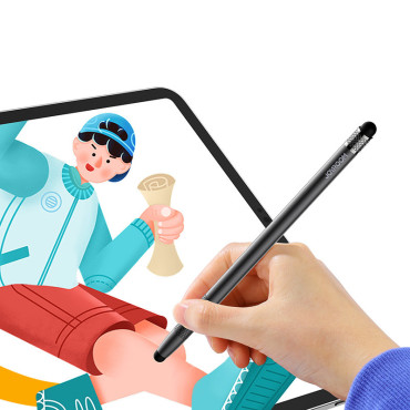 Estilo de caneta passiva para tablet preto de smartphone