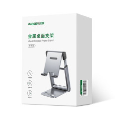 Stand de pliage Sous-trépied Smartphone sur le téléphone gris