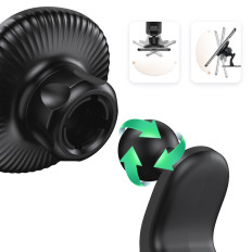Magnetwagenhalter für selbstklebendes Telefon für schwarze Dashboard