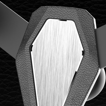 Gravitational car holder for a smartphone checkered silver