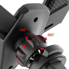 Gravitational Auto Holder voor een Smartphone Geruit zilver