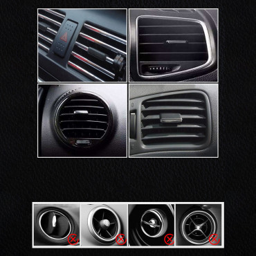 Gravitational car holder for a smartphone checkered silver
