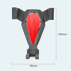 Gravitational Auto Holder voor een Smartphone Geruit zilver