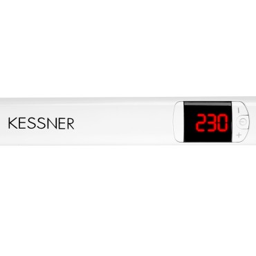 Hårrenser Kessner Ionic 230°C hvid — nærbillede af overflade