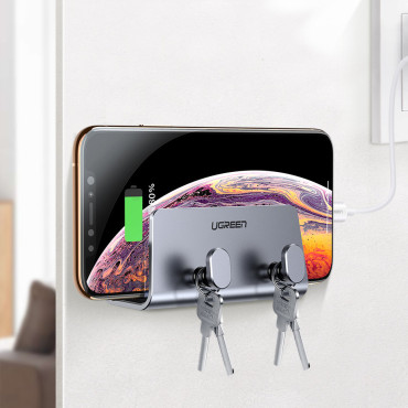Veggholder for smarttelefon tablett metall selvklebende henger