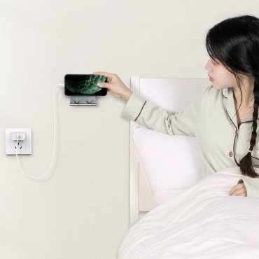 Seinahoidja nutitelefoni tableti metalli isekleepuva riidepuu