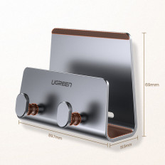 Suporte da parede para o cabide autoadesivo do metal do tablet de smartphone