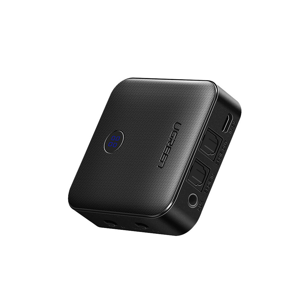 2IN1-sändare + Mottagare Bluetooth 5.0 för svart musik
