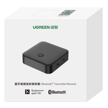 2IN1-sändare + Mottagare Bluetooth 5.0 för svart musik