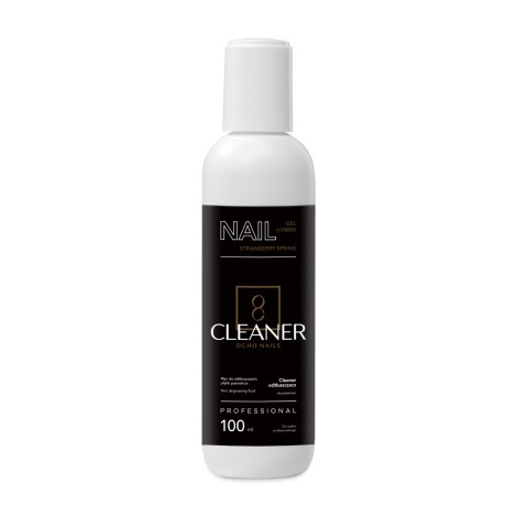 OCHO NAILS Strawberry Cleaner 100ml Καθαριστικό Απολιπαντικό Νυχιών — προβολή από μπροστά