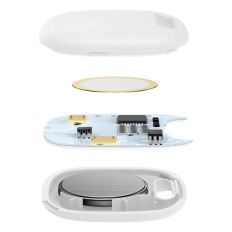 Intelligent GPS-locator til nøgleposer til baby T2 Pro White