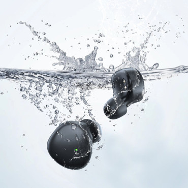 Fones de ouvido sem fio TWS Bluetooth 5.1 300mAh Black