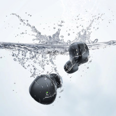 Fones de ouvido sem fio TWS Bluetooth 5.1 300mAh Black