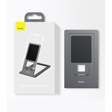 Soporte de mesa de escritorio soporte en tableta plegable gris