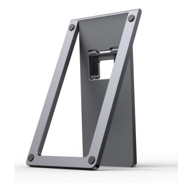 Soporte de mesa de escritorio soporte en tableta plegable gris