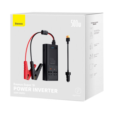 Auto 12V prúdový konvertor pre 230V 500W EU a CN