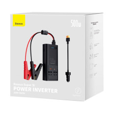 CAR 12V Aktuell omvandlare för 230V 500W EU och CN-kontakt