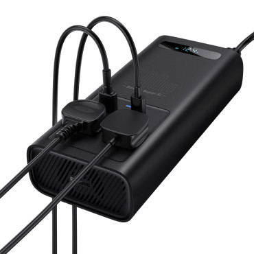 CAR 12V Aktuell omvandlare för 230V 500W EU och CN-kontakt