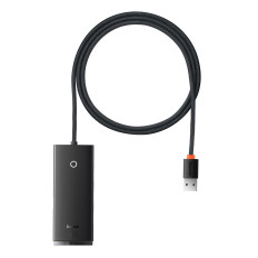 Hub USB adapteris iki 4xusb-a 3,0 5GB / s Lite serijos juoda