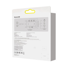 HUB USB-adapter till 4XUSB-A 3,0 5GB / s Lite-serie svart