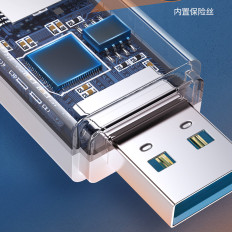 Prenosni čitalnik kartic TF / SD pod USB 3.0 črno