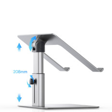 Laptop stand 11 "-17.3" Adjustable aluminum aluminum aluminum