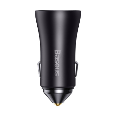 Carregador de carro Contator dourado Pro 2xusb-c 40w cinza