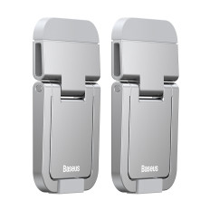 Botas do laptop paus dobraram 2pcs. prata