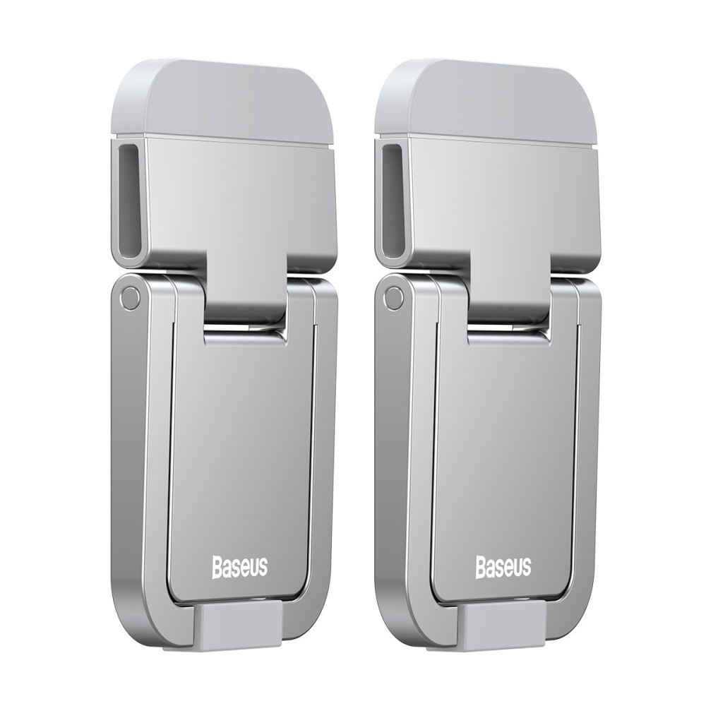 Botas do laptop paus dobraram 2pcs. prata