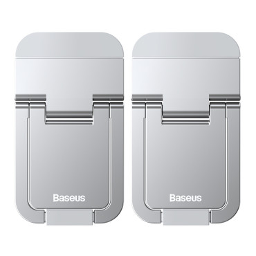 Botas do laptop paus dobraram 2pcs. prata