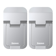Botas do laptop paus dobraram 2pcs. prata