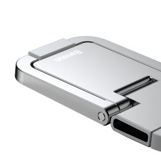 Laarzen van de laptopsticks Gevouwen 2pcs. zilver