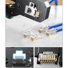 RJ45 plug plugs para cabos verdes para cabos verdes