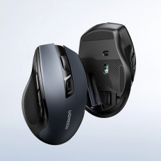 Ergonomická bezdrôtová myš USB 2.4GHz 4000DPI čierna