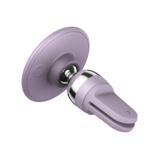 Soporte magnético del coche para teléfono inteligente para verificador de ventilación C01 púrpura