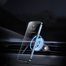 Bilmagnethållare för smartphone för ventilationskontroll C01 lila