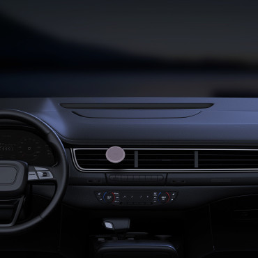 Soporte magnético del coche para teléfono inteligente para verificador de ventilación C01 púrpura